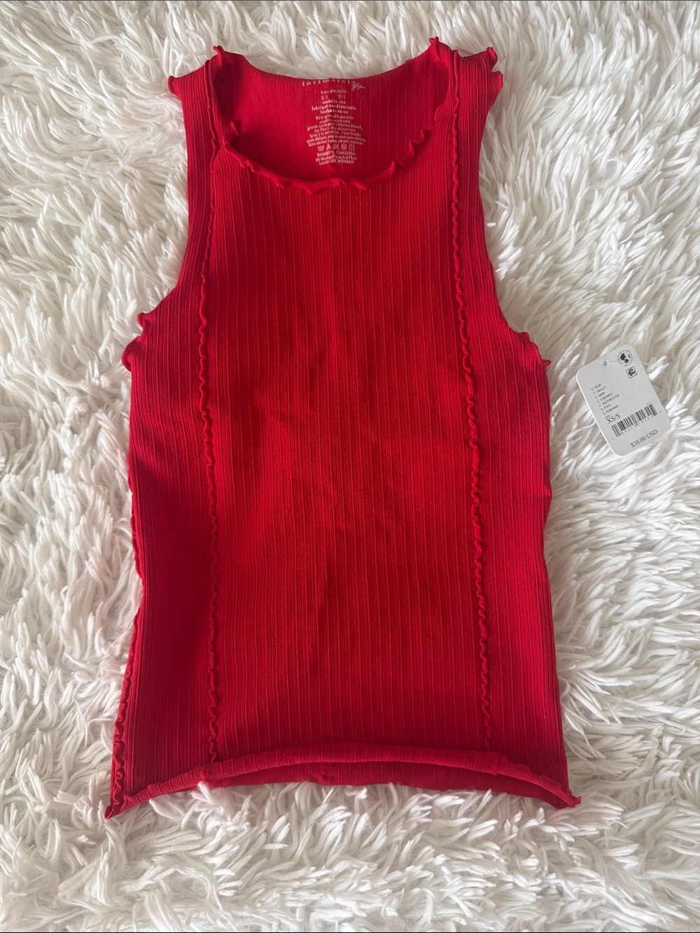 Free people intimately red tank